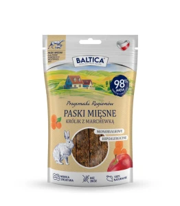 Baltica Przysmaki dla psów królik z marchewką 90 g
