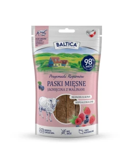 Baltica Przysmaki dla psów jagnięcina z malinami 90 g