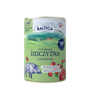 Baltica karma mokra dla psa z dziczyzną 400g.png